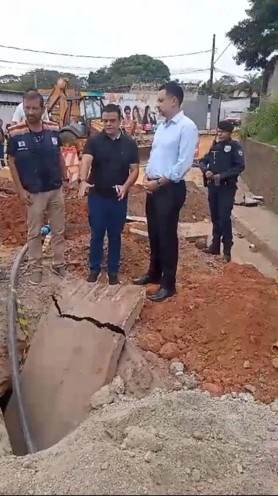 Emiliano inicia obra definitiva Rua Bororós