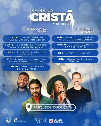 Shows movimentam a Semana da Cultura Cristã 