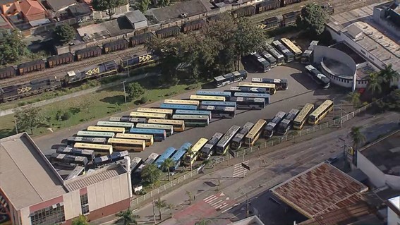 Motoristas de ônibus em BH em greve 