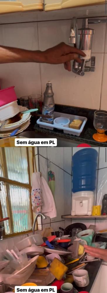7 dias sem água em PL