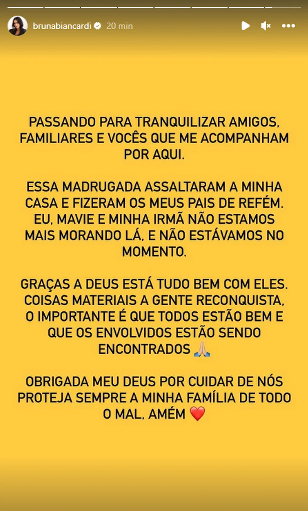 Criminosos armados invadem casa dos pais de Bruna Biancardi, mãe da filha de Neymar, na Grande SP
