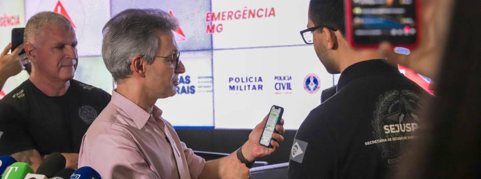 Governo de Minas lança Emergência MG e telefones 190, 197 e 193 poderão ser acionados via internet